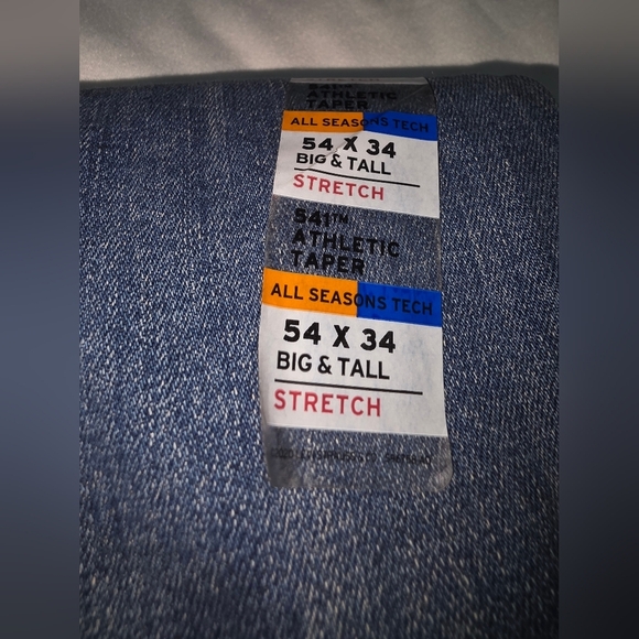 Levi's 541 Athletic Taper Stretch Jeans Men's Big & Tall Size 54x34 NWT - Picture 3 of 8
